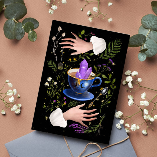 Witch Tea Card