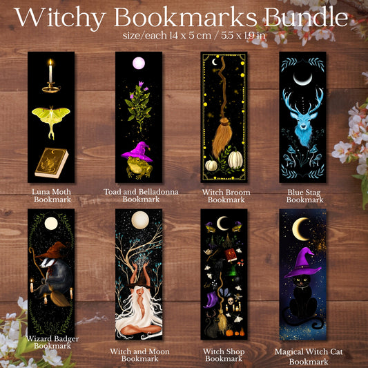 Witchy Bookmarks Bundle