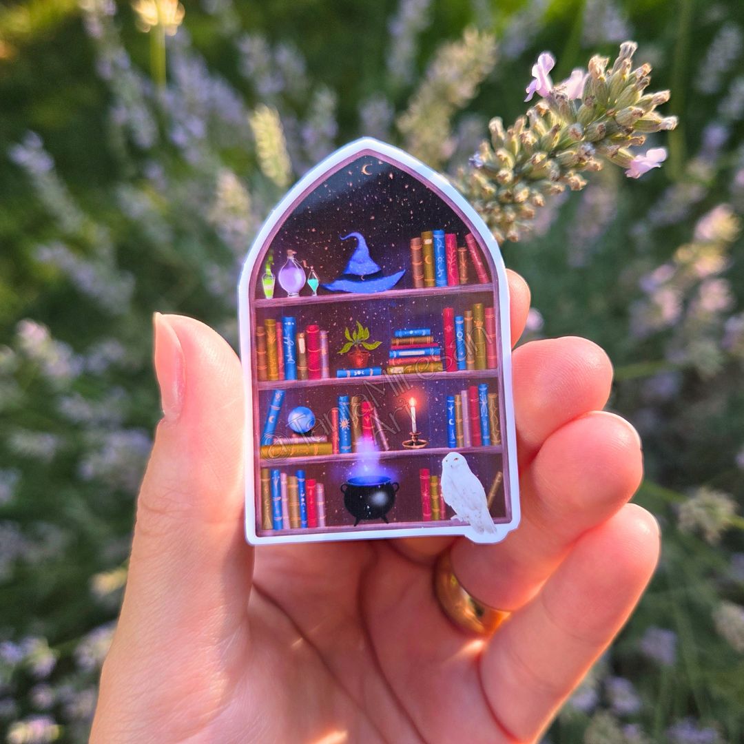 Witchy Library Sticker