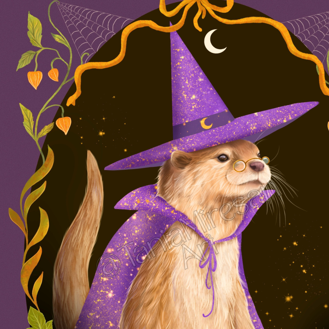 Witchy Otter Fine Art Print