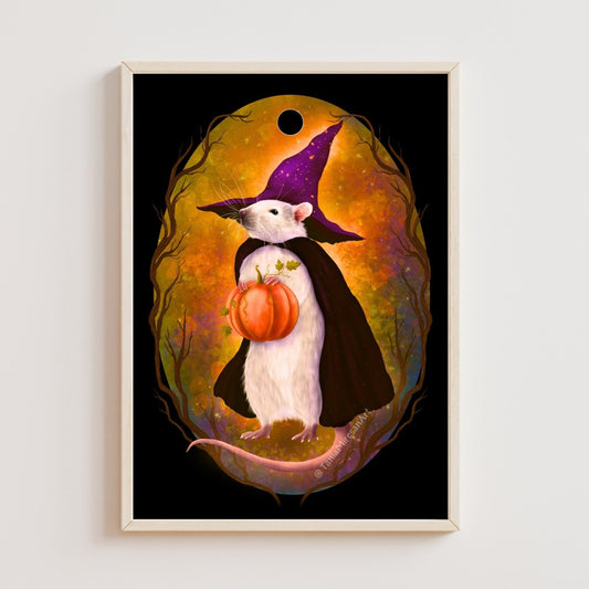 Witchy Rat Fine Art Print