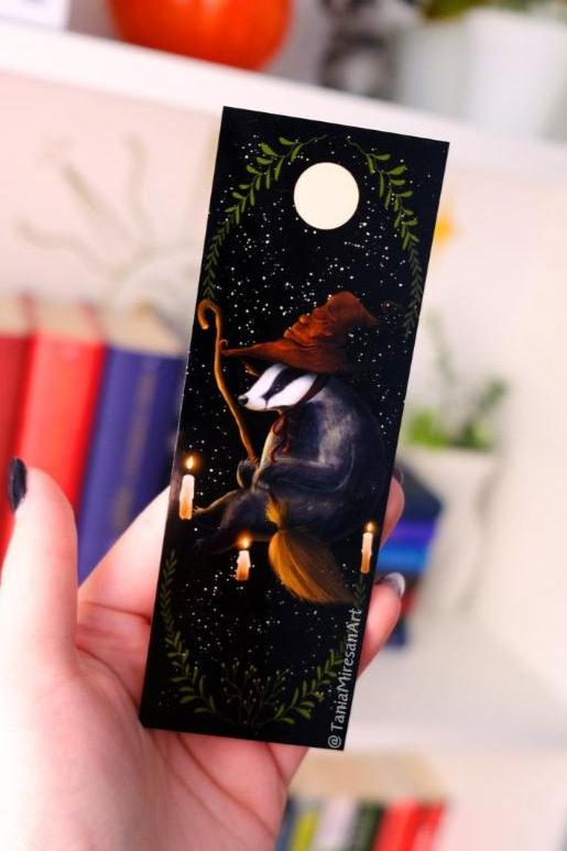 Wizard Badger Bookmark