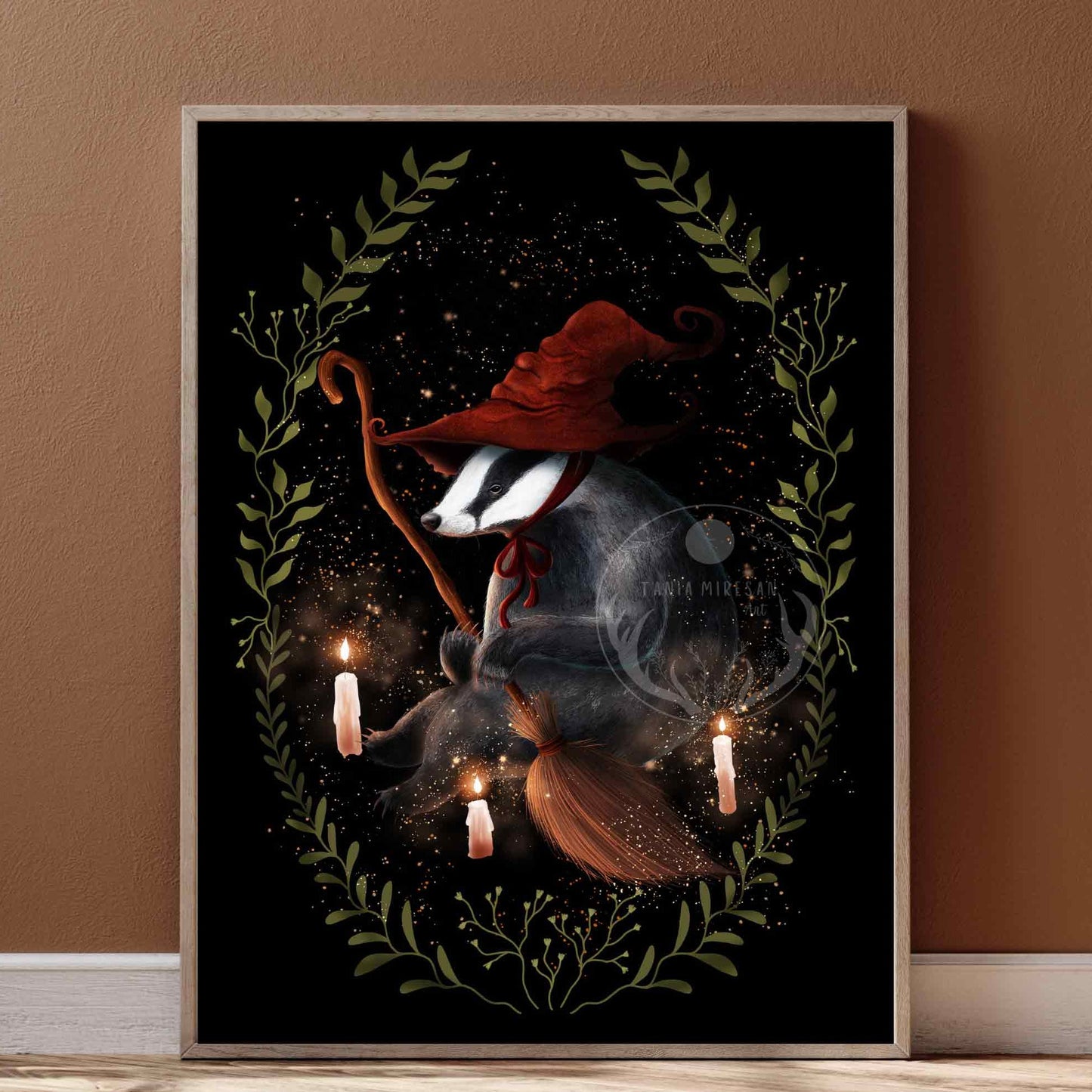 Wizard Badger Fine Art Print