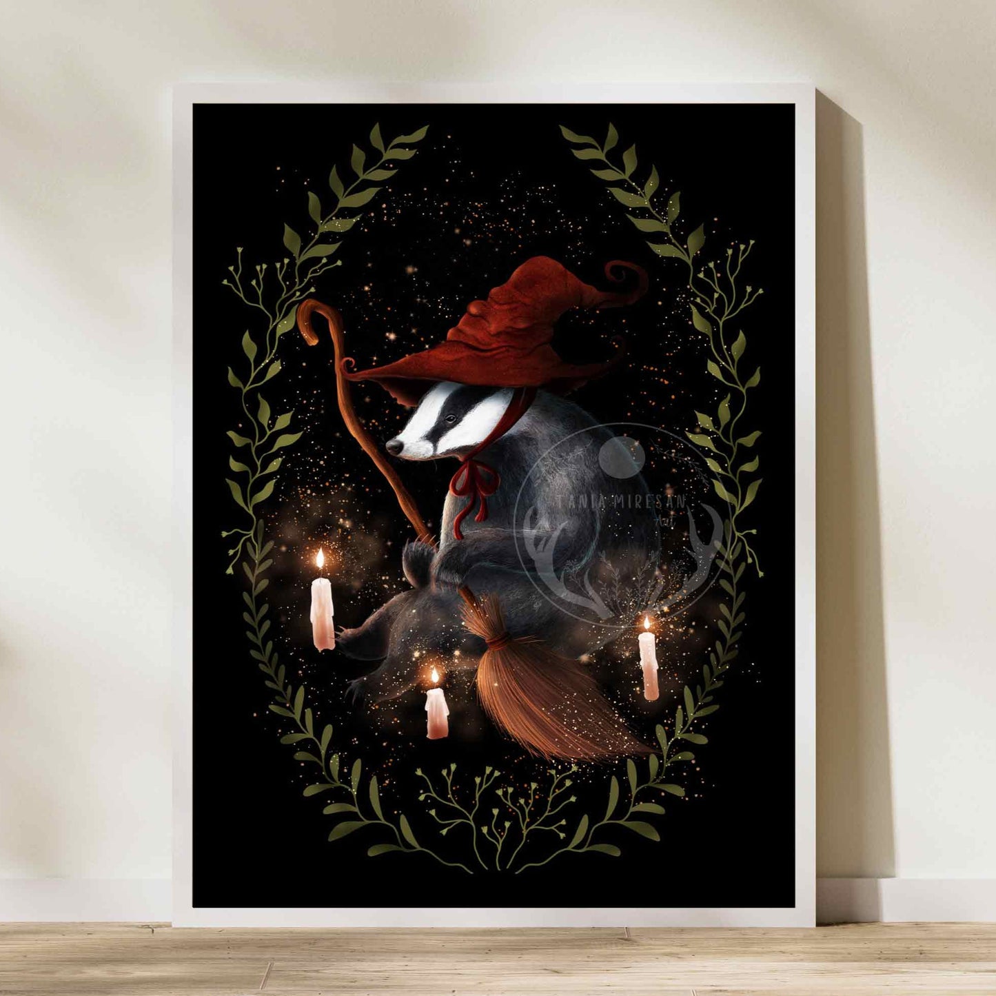 Wizard Badger Fine Art Print