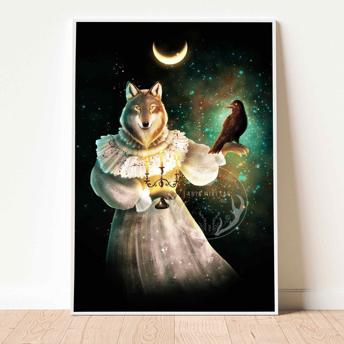 Wolf and Raven Fine Art Print