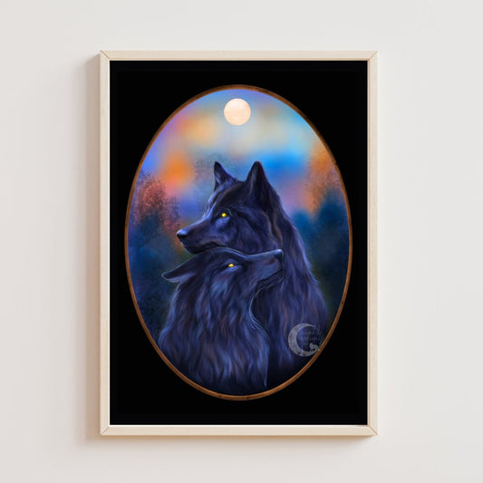 Wolf Love Fine Art Print