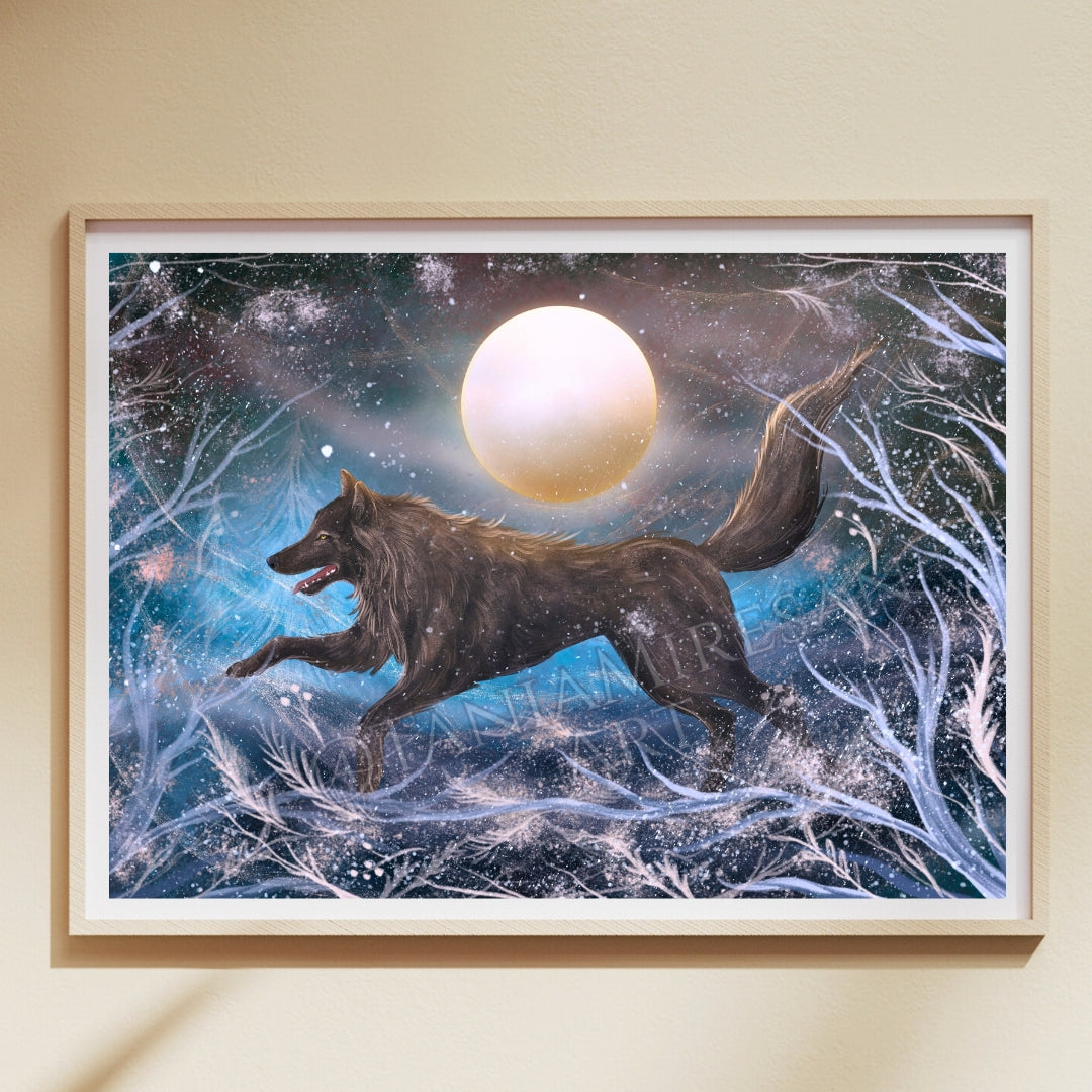 Wolf Moon 2026 Fine Art Print