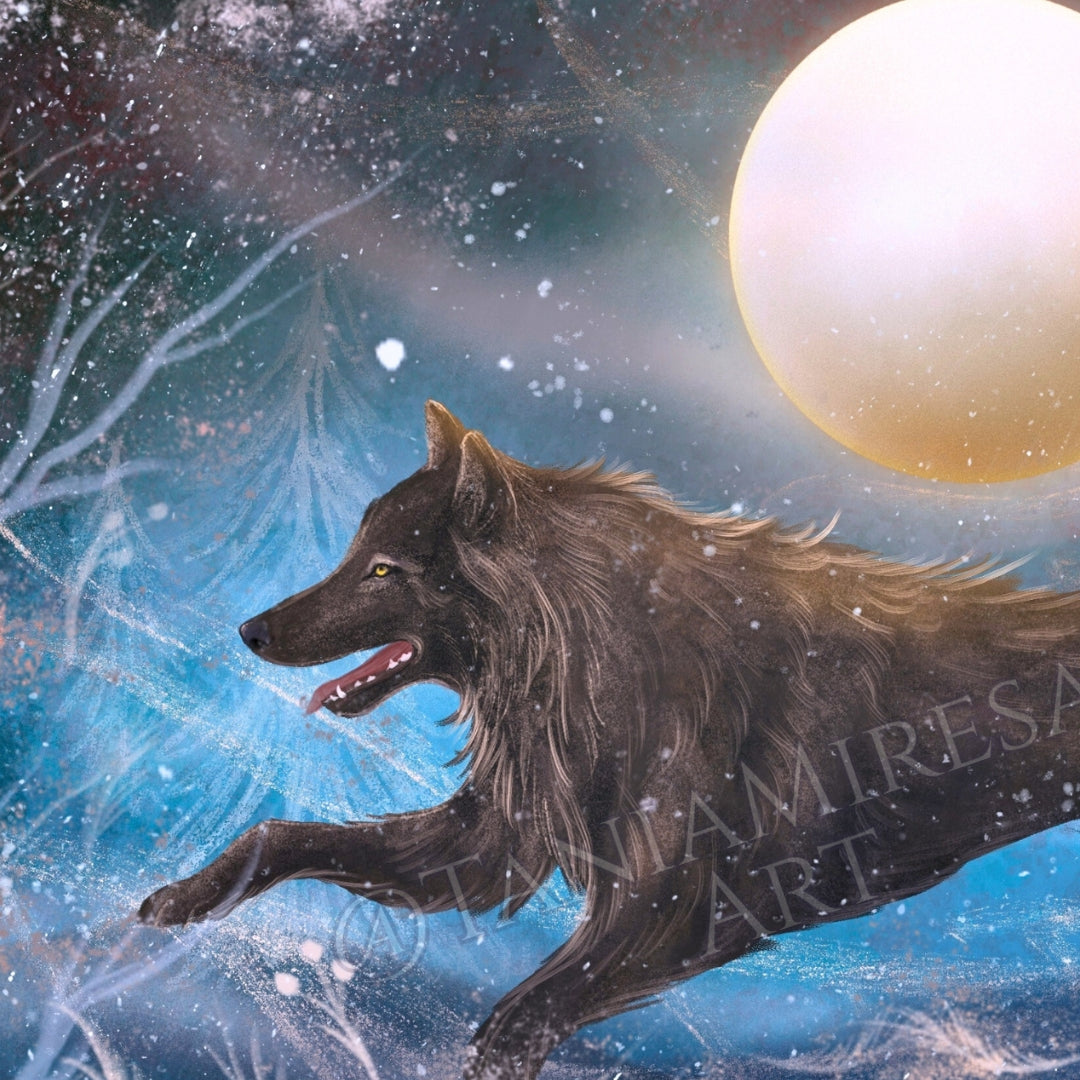 Wolf Moon 2026 Fine Art Print