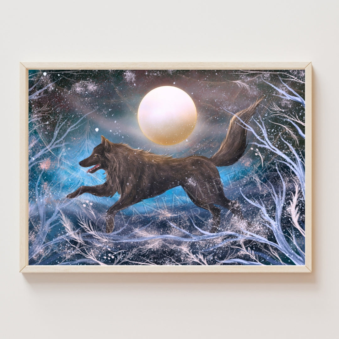 Wolf Moon 2026 Fine Art Print