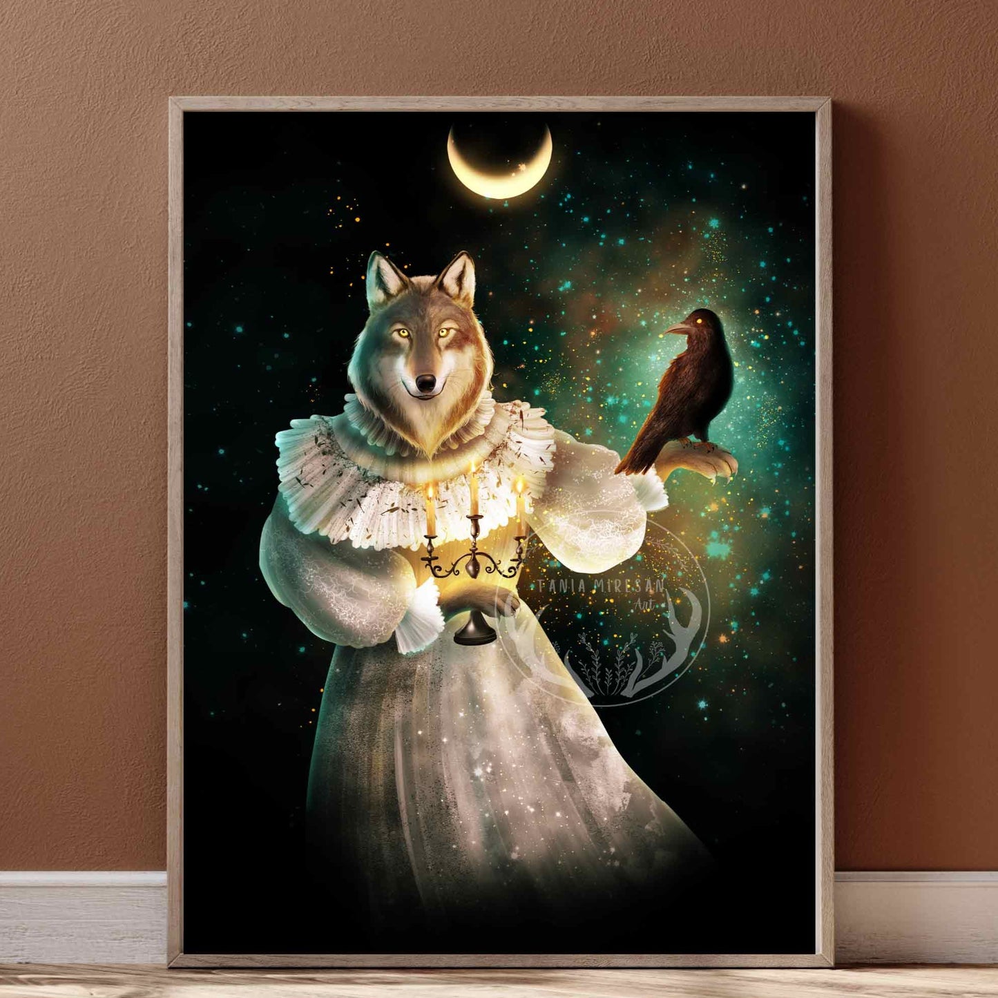 Wolf and Raven Fine Art Print