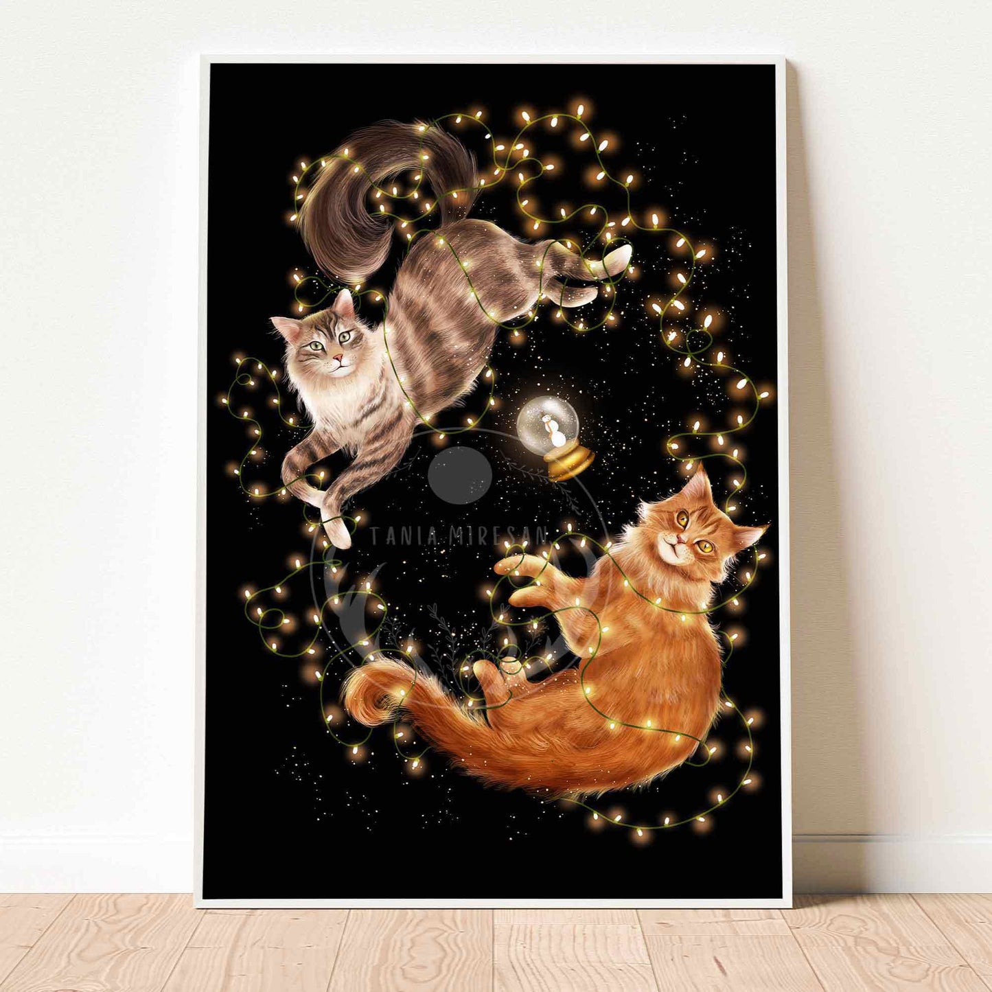 Christmas Cats Fine Art Print