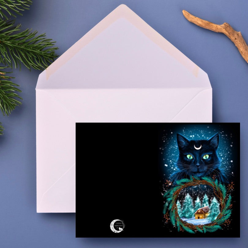 Yule Cat Christmas Card