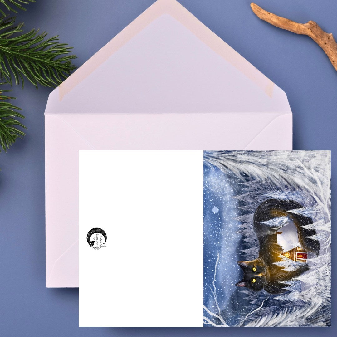 Yule Cat 2025 Greeting Card