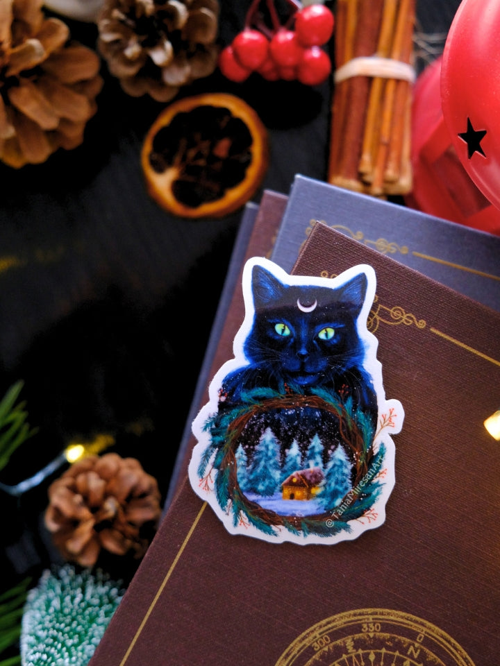 Yule Cat Sticker