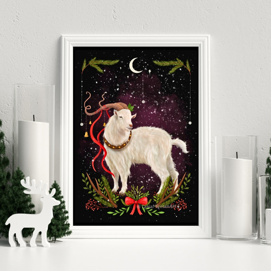 Yule Goat Fine Art Print